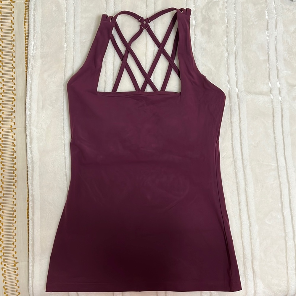 Purple buffbunny tank